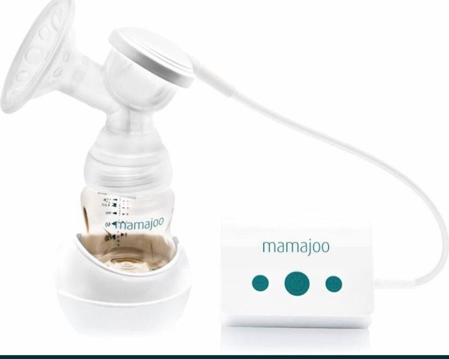 Даставка безплатная. Электронный молокоотсос Mamajoo c бутылками серии