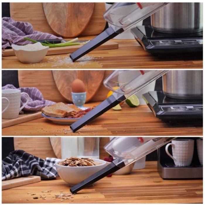 Прахосмукачка вертикална и ръчна 2в1 Rosberg, 600W, 0.8л., Циклон