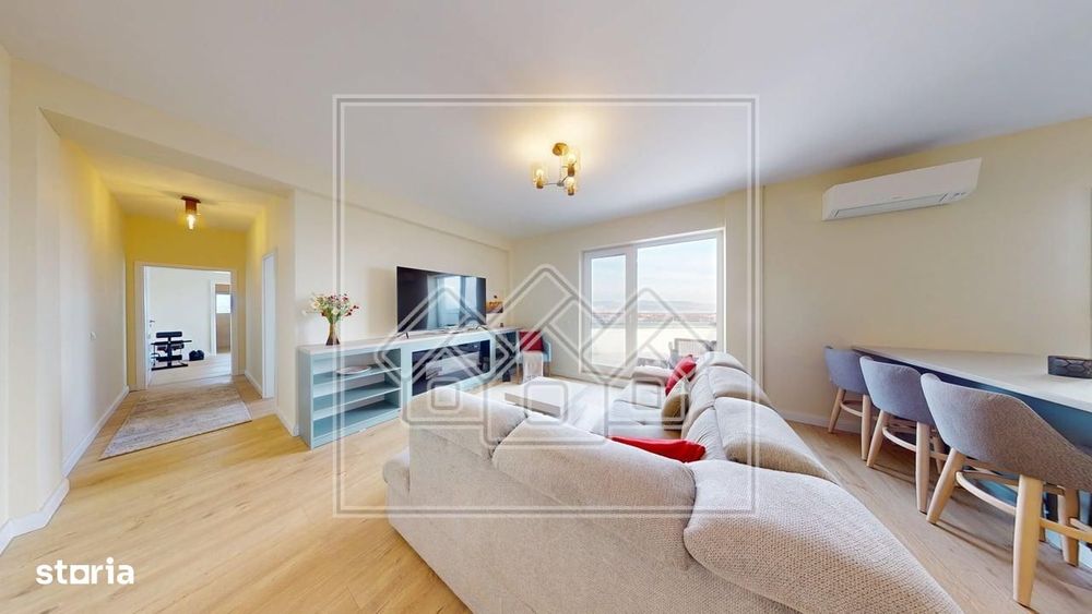 Penthouse nou - 87 mp utili, terasa 100 mp - mobilat si utilat modern