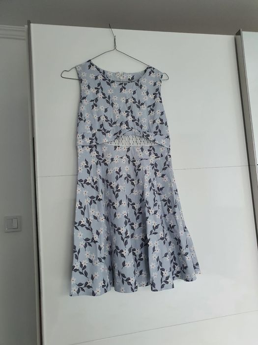 Rochie Chanttal, de zi, marimea 32, imprimeu floral