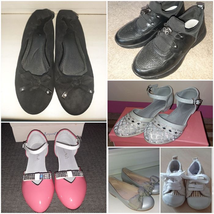 Детская обувь- кроссовки, сандали.