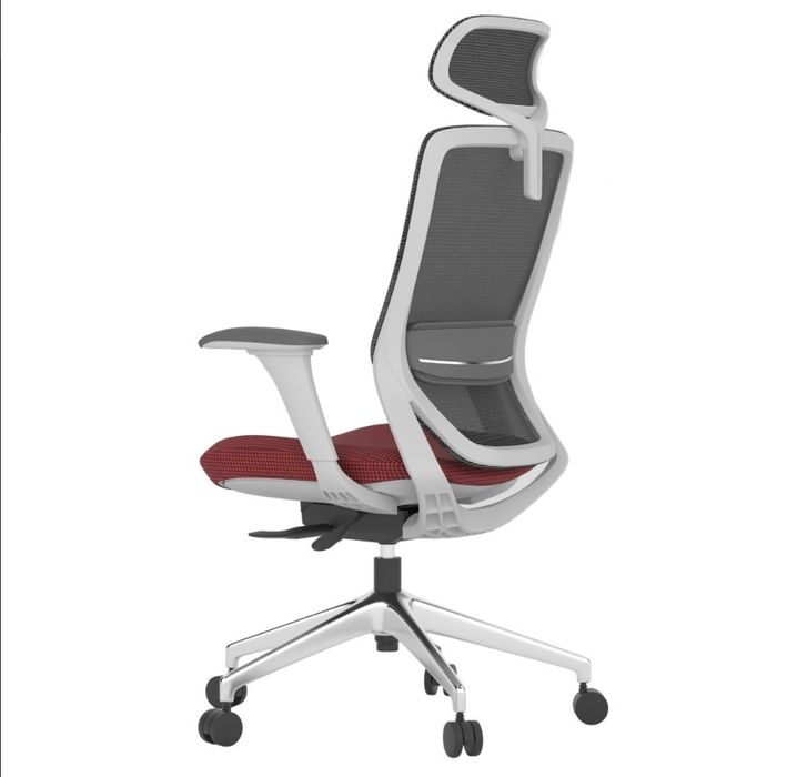 Vand Scaun ergonomic Colin-H, dull-red, cu baza aluminiu