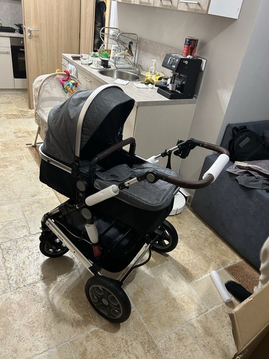 Бебешка количка Lorelli - Lora, Steel grey