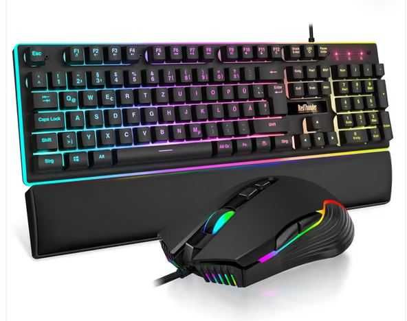 Kit Gaming RedThunder k10 tastatura si mouse RGB !