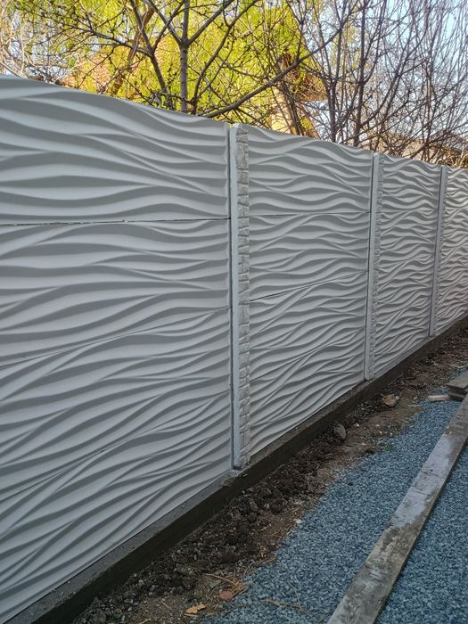 Gard din placi de beton