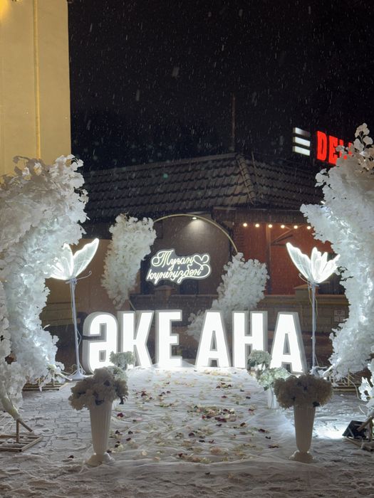 Happy brithday буква Ана Әке АНАШЫМ ӘКЕШІМ