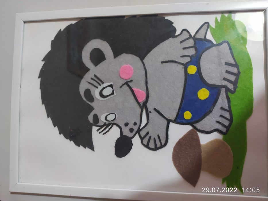 Детские картины из фетра