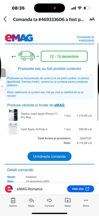 Vand Casti airpods 4!