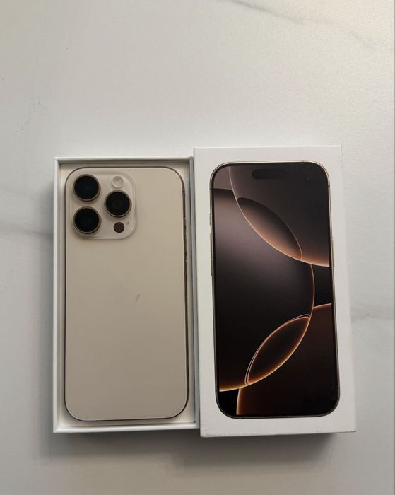iPhone 16 Pro Desert Titanium garantie impecabil