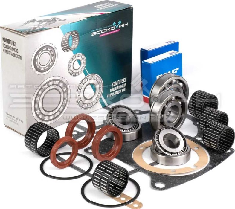 РК КПП 5ст. подшипников и прокладок SKF ПОЛНЫЙ