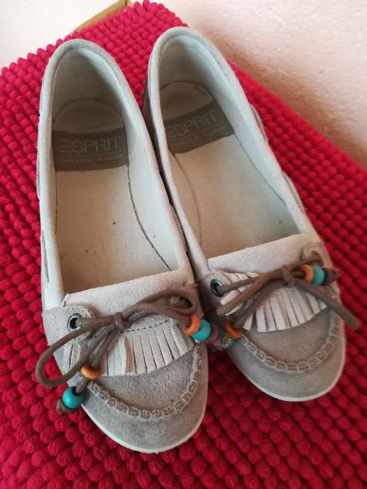 Mocasini piele dama Esprit nr 37