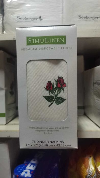 Servetele de masa premium Simulinen, unica folosinta, material textil