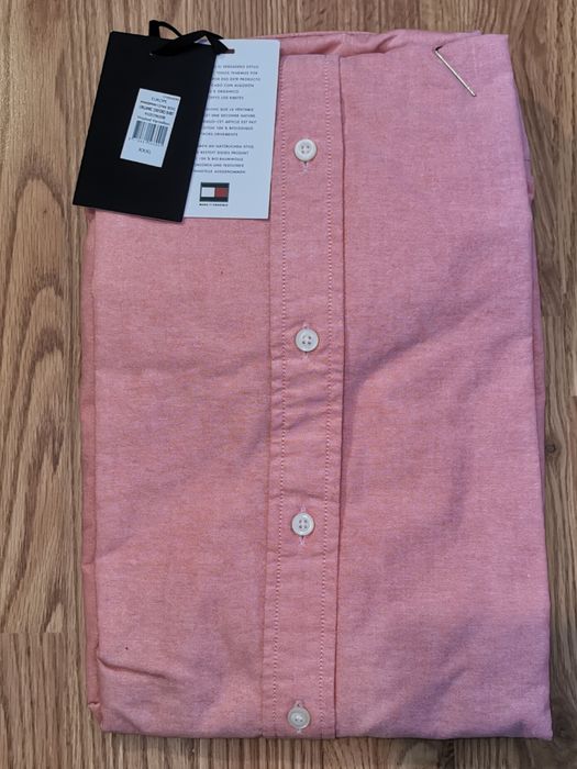 Camasa Tommy Hilfiger originala, noua (etichete), bumbac organic, regular fit, mar. 3XL