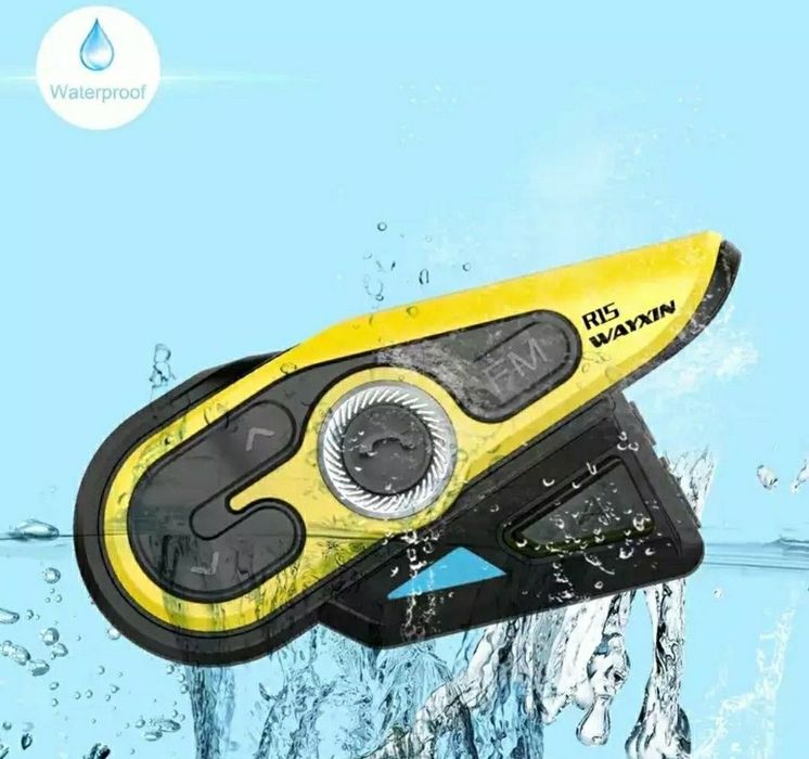 Intercom R15 interphon bluetooth casca moto ATV sistem comunicare walk