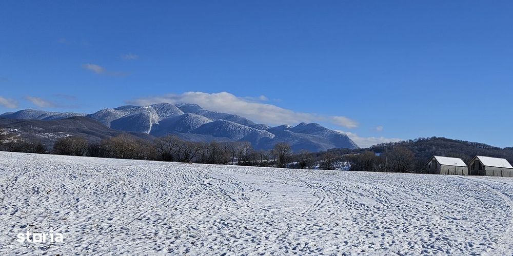 Teren cu panorama superba și pârâu, în Râșnov, zona Pănicel - Glăjerie