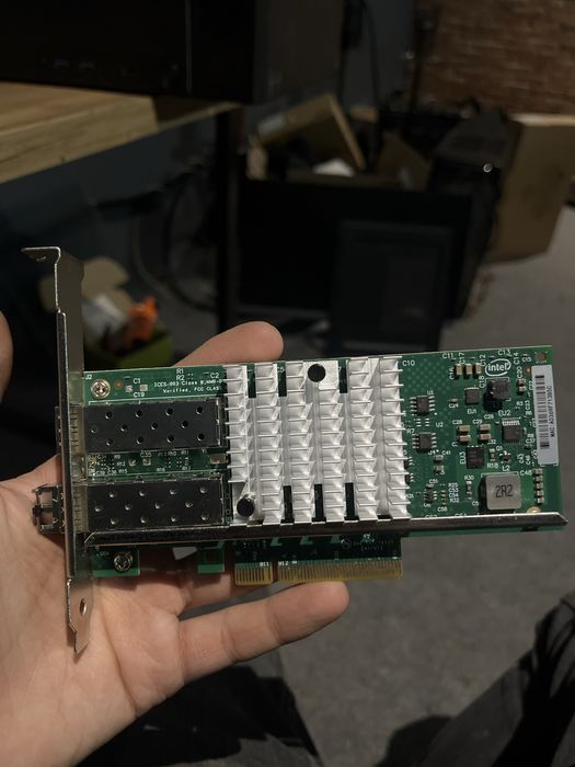 Сетевая карта x520-sr2 б/у