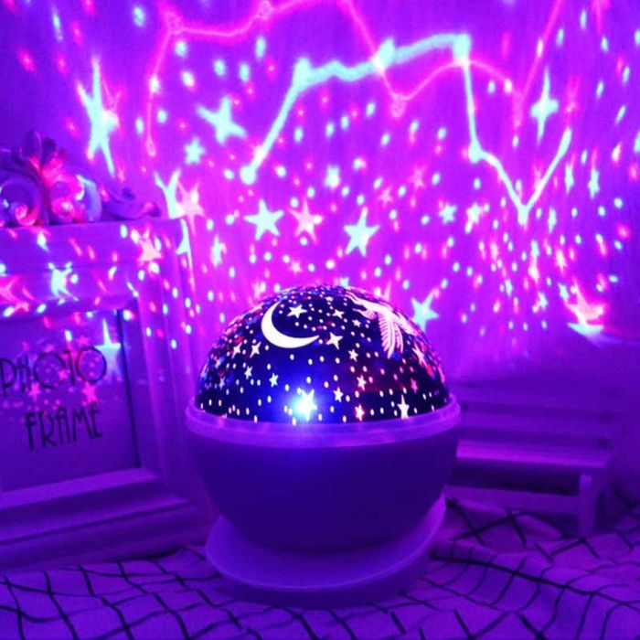 Нощна лампа детски планетариум