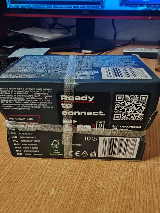 Baterie 8AH Parkside acumulator 8 ah nou garantie sigilat bon