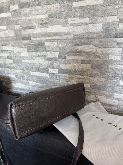 The Bridge Дамска кафява кожена чанта от естествена кожа