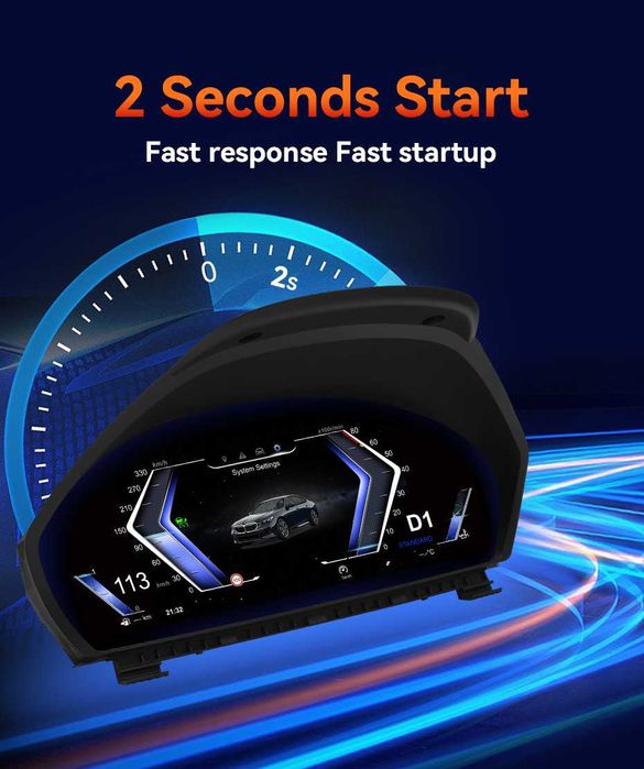 ДИГИТАЛЕН КИЛОМЕТРАЖ ЗА BMW F30 F31 F34 F32 F33 F36 12.3" , 9751