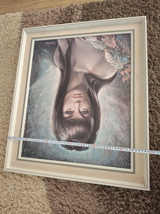 Tablou portret cu rama