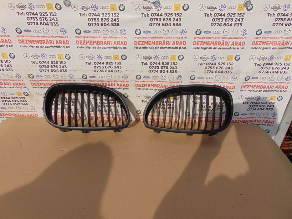 Grile bara BMW E60 grile bara nari negru mat 2003-2010
