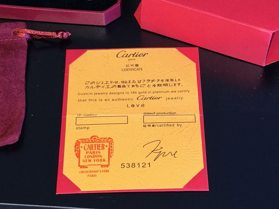 Ново Дамско Колие с Висулка Cartier LOVE с пълен комплект опаковка и аксесоари