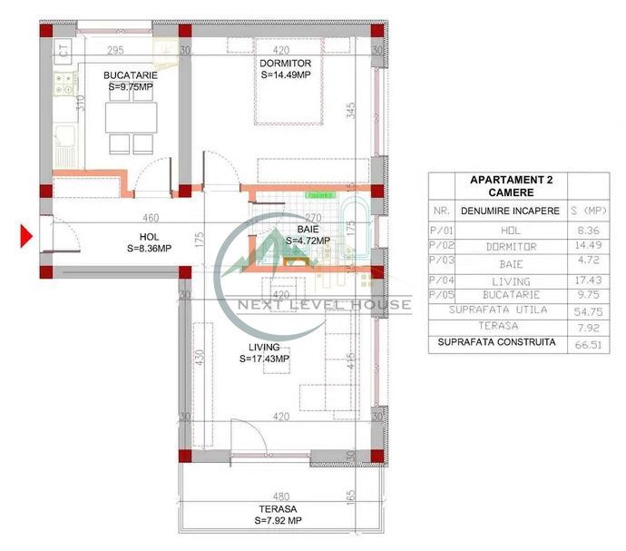 Apartament 2 camere, Sanpetru Residence — fotografia 3