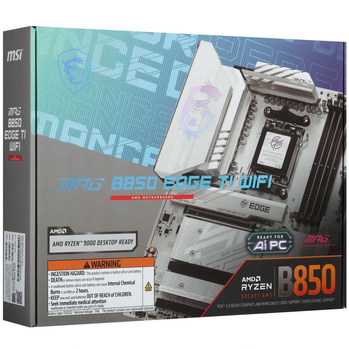 - Материнская плата MSI MPG B850 EDGE TI WIFI
