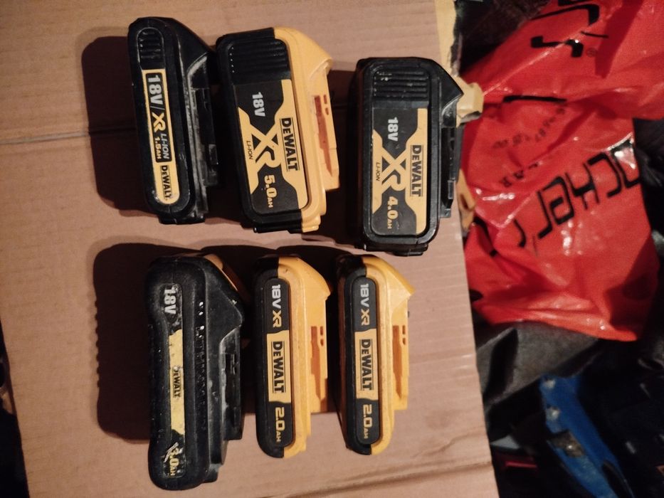 Devalt acumulator 5ah 4ah 3ah 2ah 1.3ah