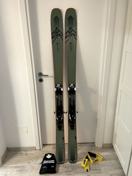 ski Salomon QST 106, Guardian 13, piei foca