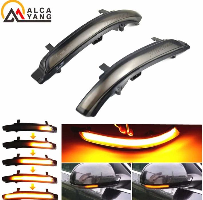 Динамичнибягащи мигачи за огледалата за Шкода Skoda Octavia Superb