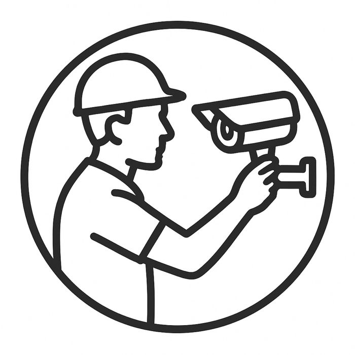 Установка и монтаж камер видеонаблюдения