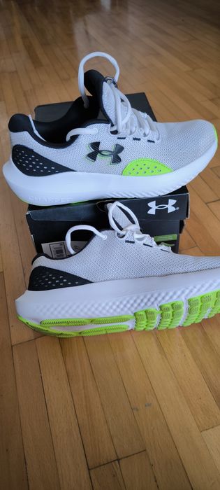 Adidasi Under Armour/marime 41/alb+Verde/negru
