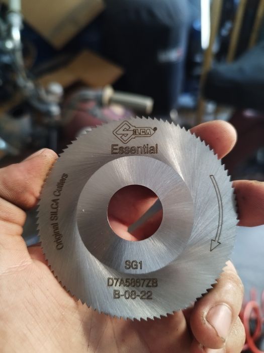 Дискова Фреза за касови ключове Silca