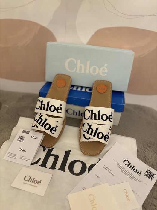Slapi Chloe Woody Canvas Slides 36-41 marimi