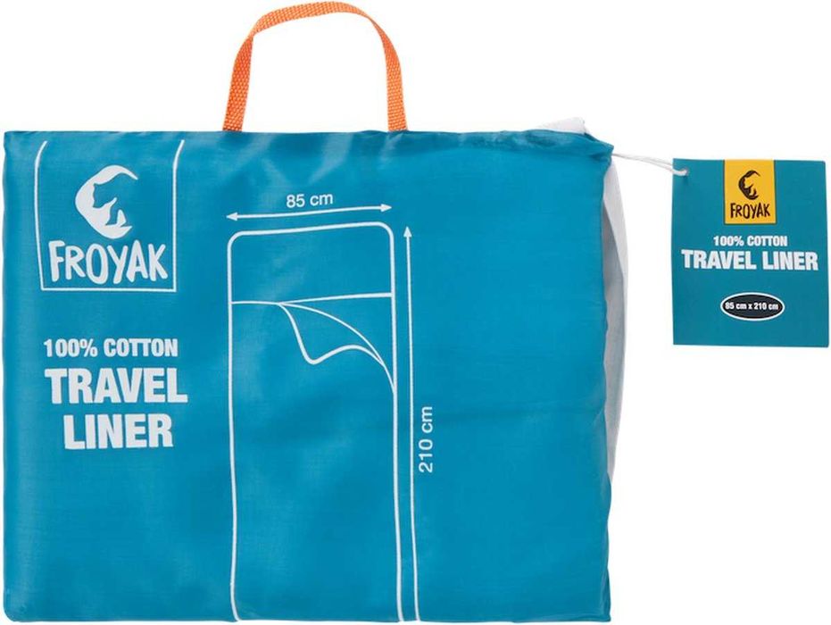 Froyak нов чаршаф за спален чувал 100% памук