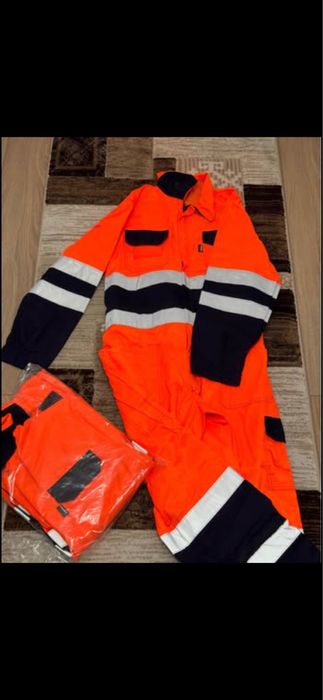 Salopetă lucru multicolor