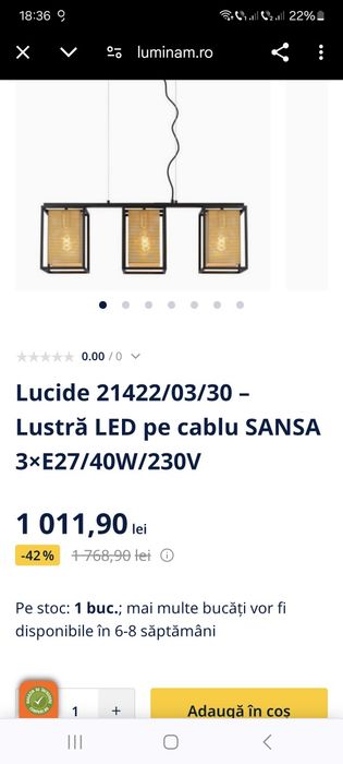 Corpuri iluminat lux, abajur, proiector, lampadar, lustra