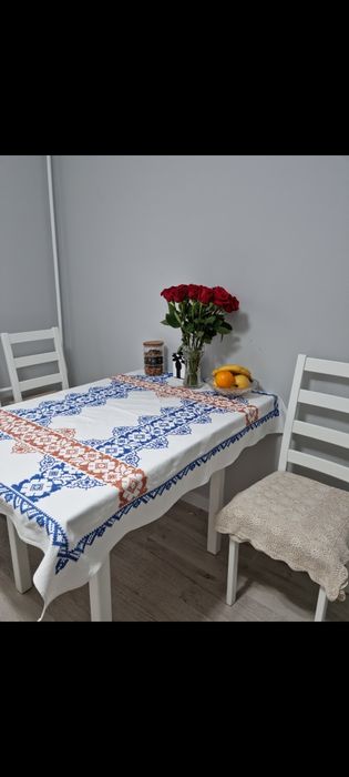 Скатерти советских времен, СССР, ручная работа