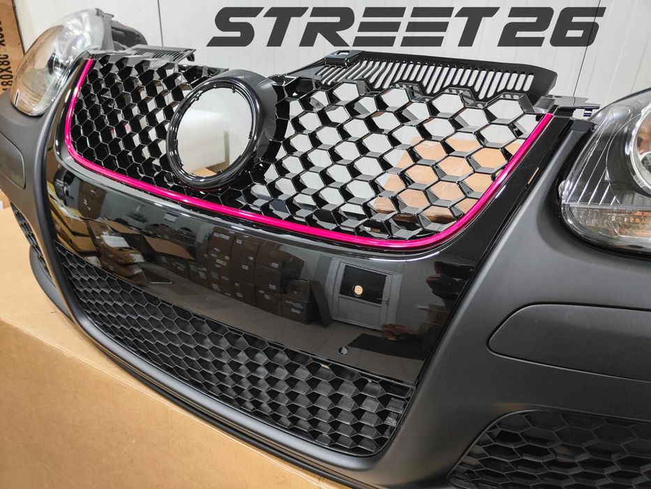 Pachet Bara fata GTI VW Golf 5 (2003-2007) si Faruri HALOGEN cu Lupa