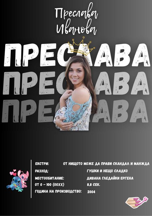 Персонализиран подаръчен постер