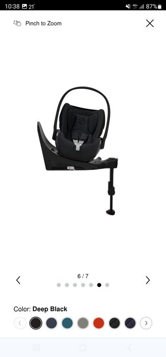 Scoica auto Cybex Platinum Cloud T Plus i-Size pentru copii, 0-24 luni