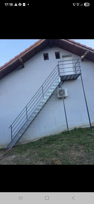 De vanzare scara zincata la comanda si cum dorit si transport si monta