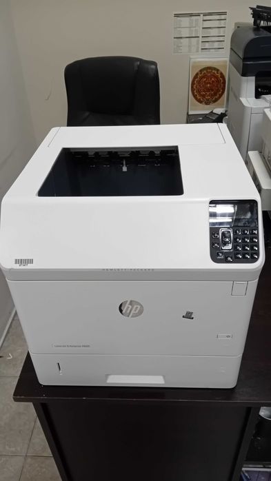 Нов!!! Лазерен принтер HP LaserJet Еnterprise M 605 с дуплекс и мрежа