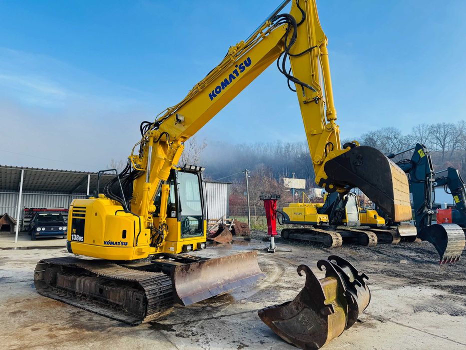 Excavator pe senile cu lama Komatsu PC 138, an 2008, 15 tone, 3 cupe !