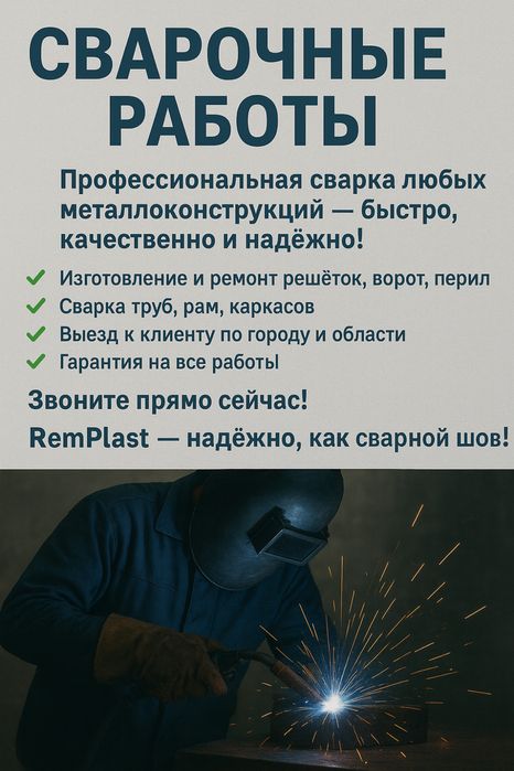 Сварка , сварочные работы , сварка на выезд, услуги сварщика