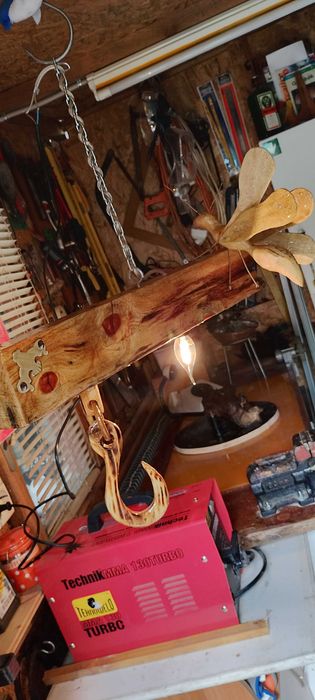 Candelabru rustic unicat