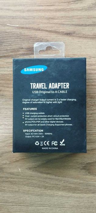 Оригинальный адаптер + USB кабель Galaxy s6/s7/s8/s9/s10/s10+