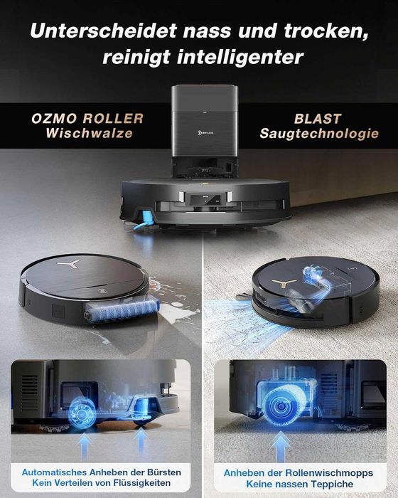 Робот прахосмукачка Ecovacs Deebot X9 PRO OMNI 16600Pa